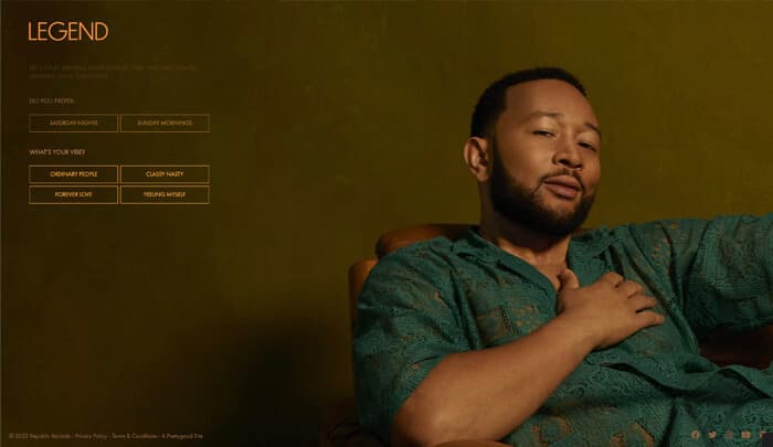 Your Legend, album release quiz for John Legend